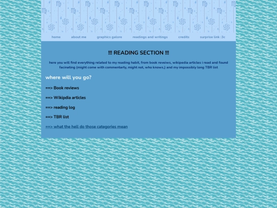 readings-and-writings/readings screenshot