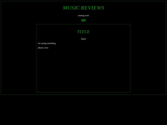 musicreviews screenshot