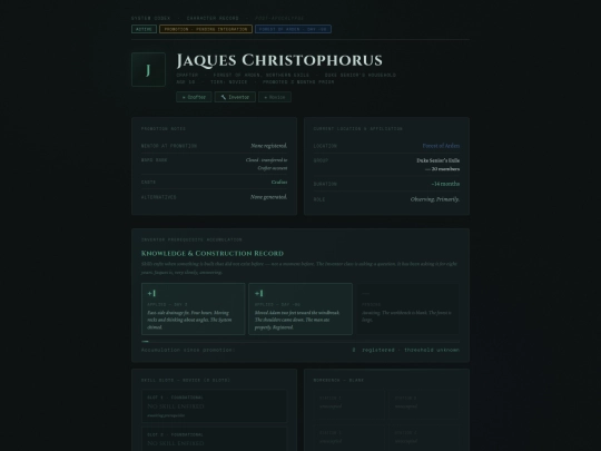 jaques_status screenshot