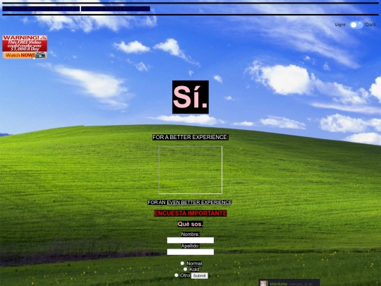 index screenshot