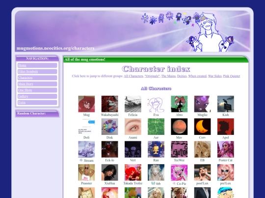 characters screenshot