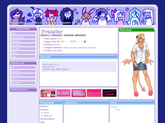 characters/Pranster screenshot