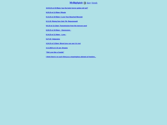 diary screenshot