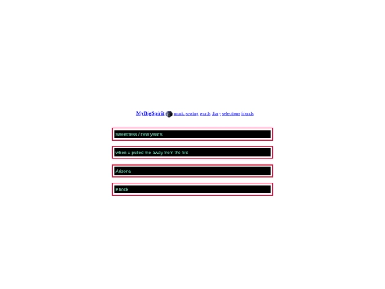 links/writing screenshot