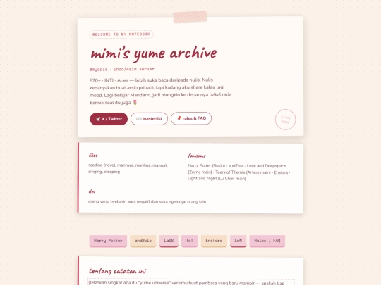 mimi-notes screenshot