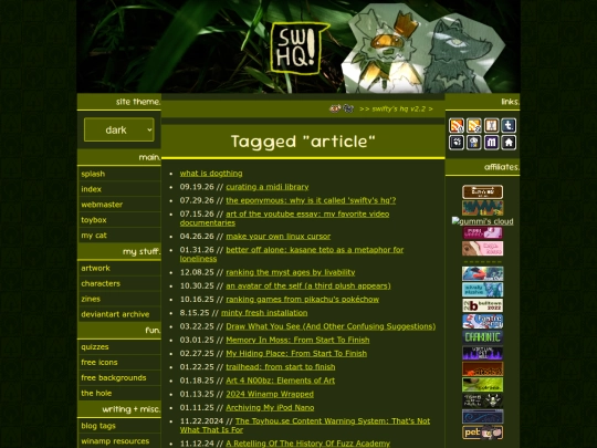 tag/article screenshot
