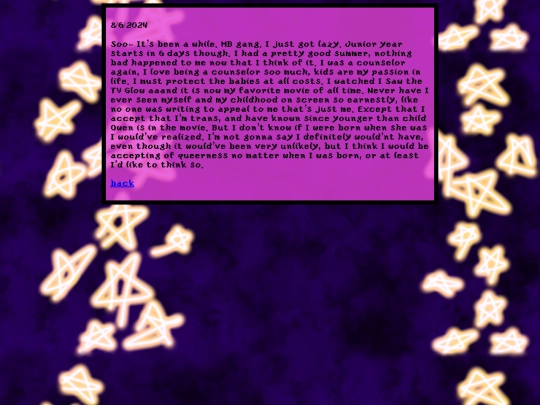 blog/sorrry screenshot