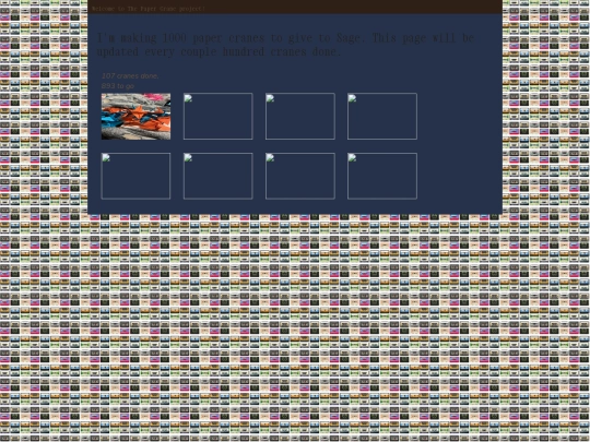 thepapercraneproject screenshot