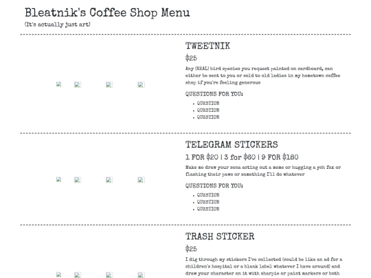 bleatmenu screenshot