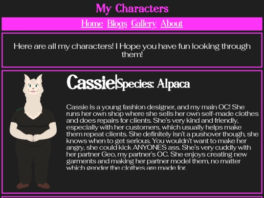 characters screenshot