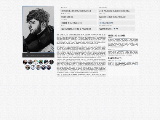 biography screenshot