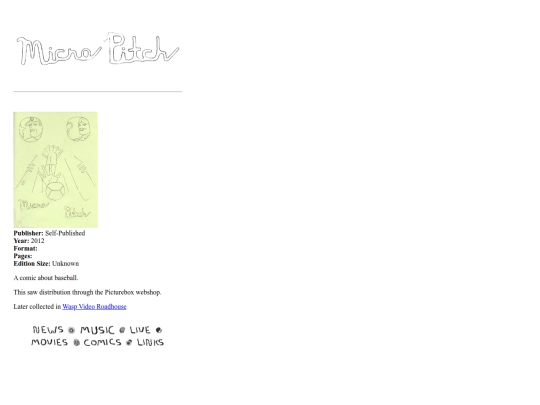 comics/micropitch screenshot