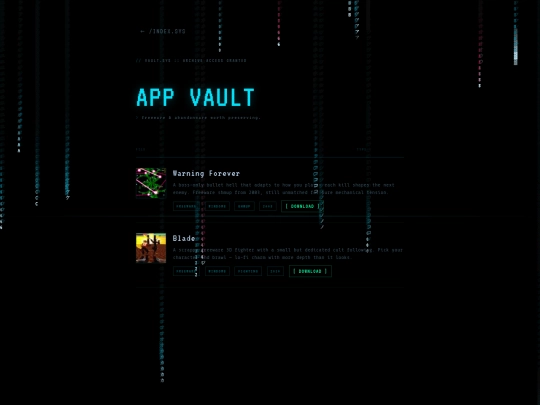 vault screenshot