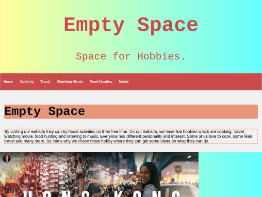 index screenshot