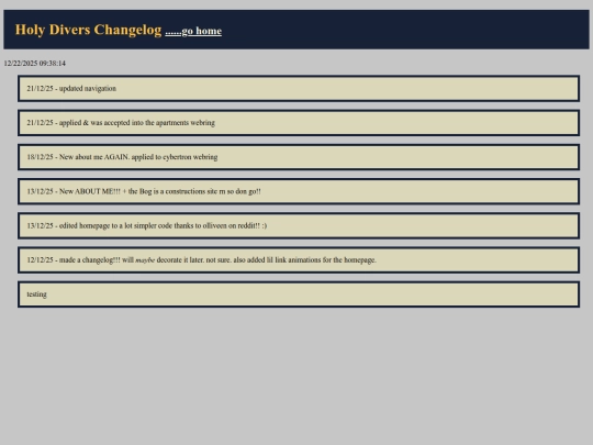 changelog screenshot
