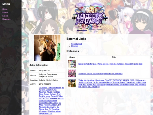 artist/Ninja_McTits screenshot