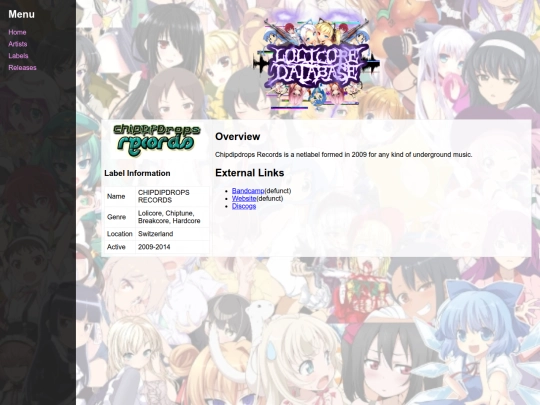 label/CHIPDIPDROPS_RECORDS screenshot