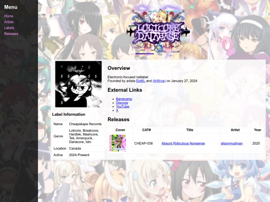 label/Cheapskape_Records screenshot