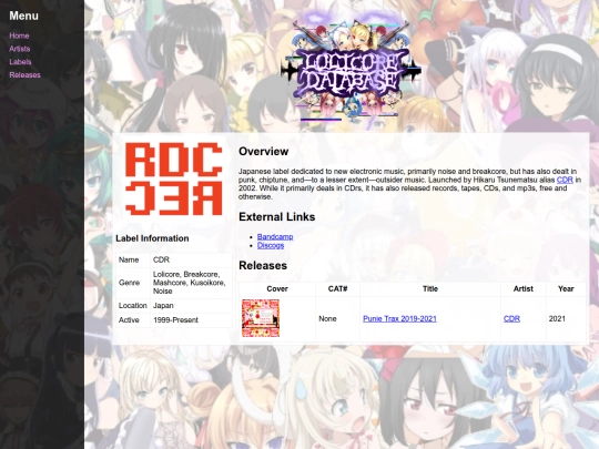 label/RDC_Records screenshot