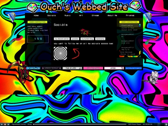 socials screenshot