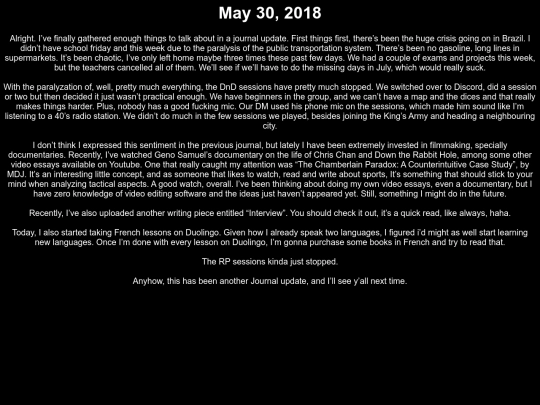 journal/May 30, 2018 screenshot