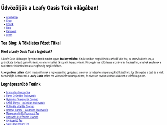index screenshot