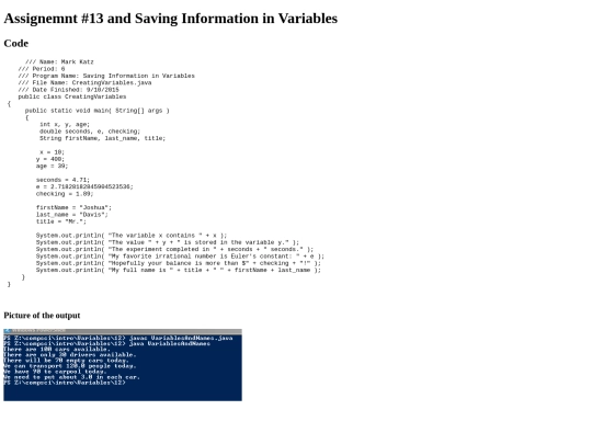 Intro/Variables/13/prog13 screenshot