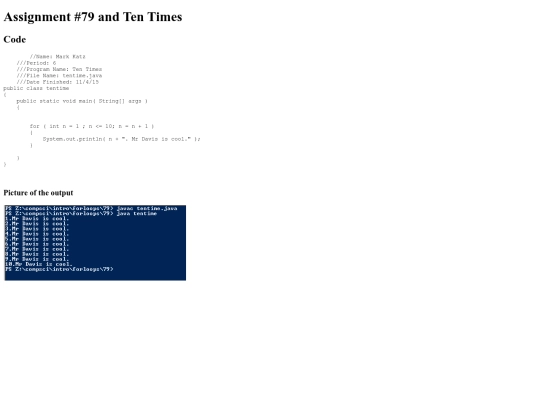 Intro/forloops/79/prog79 screenshot