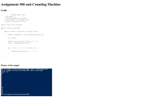 Intro/forloops/80/prog80 screenshot