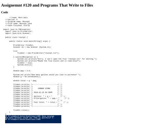 Intro/functions/120/prog120 screenshot