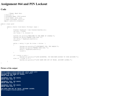 Intro/while/64/prog64 screenshot