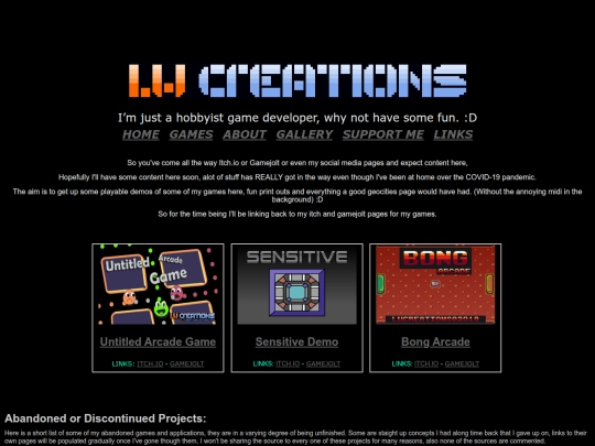 games screenshot