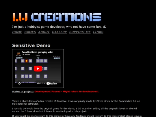 games/pages/sensitive screenshot
