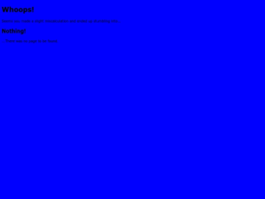 not_found screenshot