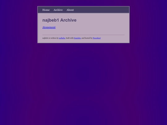 archive screenshot