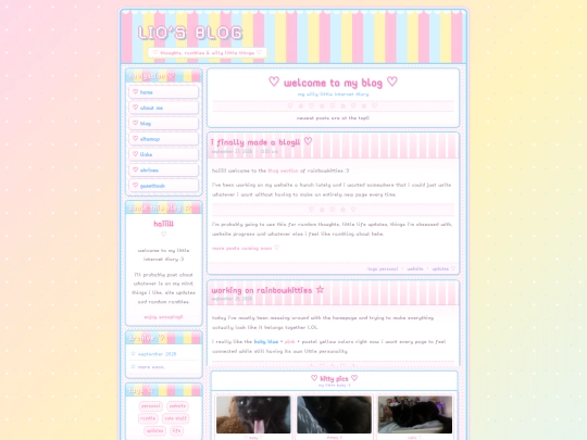blog screenshot
