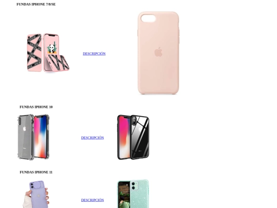 Proyecto final/coleccionfundasiphone screenshot