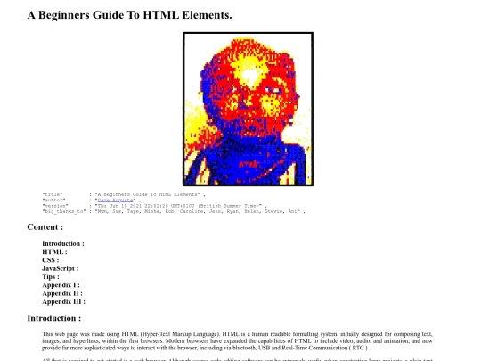 A_Beginners_Guide_To_HTML_Elements_noscript_version screenshot