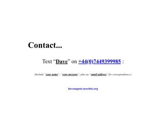contact screenshot