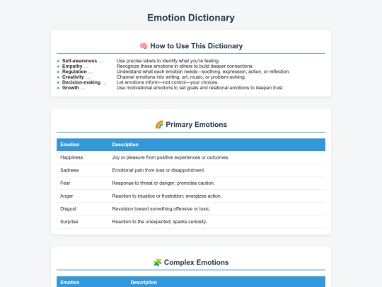 emotion_dictionary screenshot