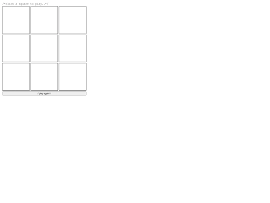 ticTacToe screenshot
