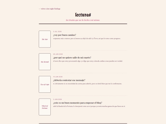 lecturas screenshot