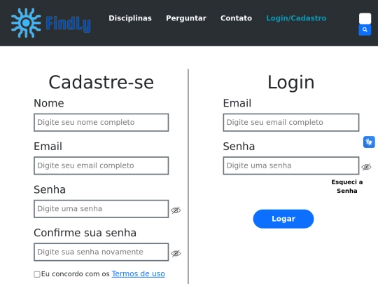 login screenshot