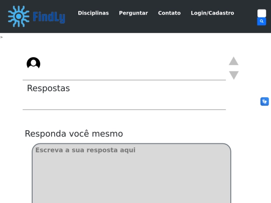 perguntaEspecifica screenshot