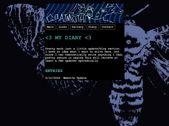 diary screenshot