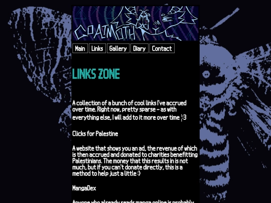 links screenshot