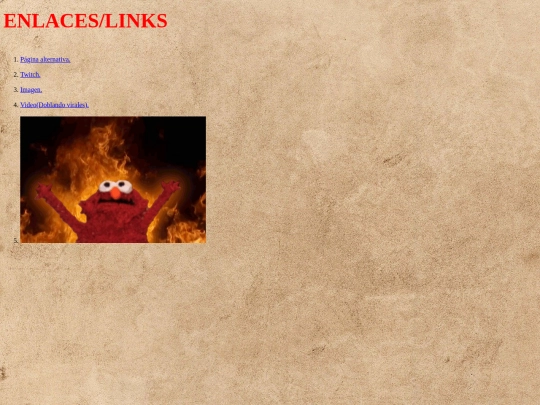 Links screenshot