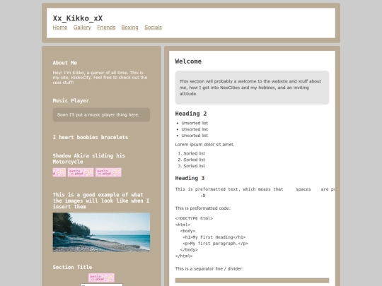 index screenshot
