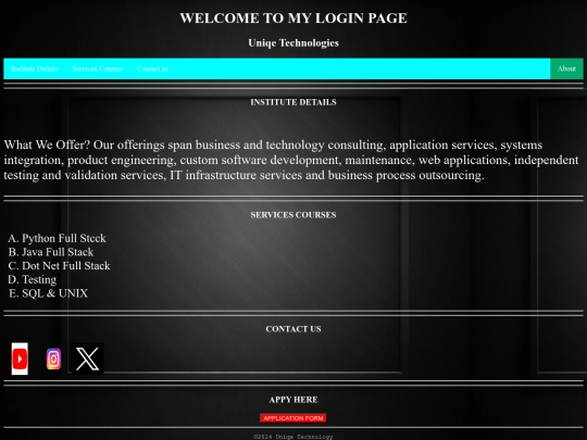 login/login screenshot