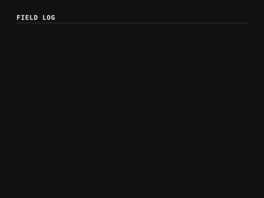 log screenshot